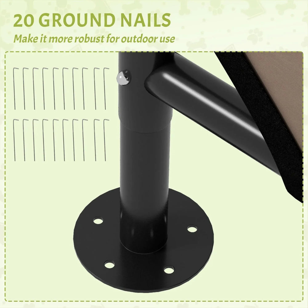 Dog Shade Shelter Fabric Waterproof Outdoor Tent For Backyard Playtime Media 3