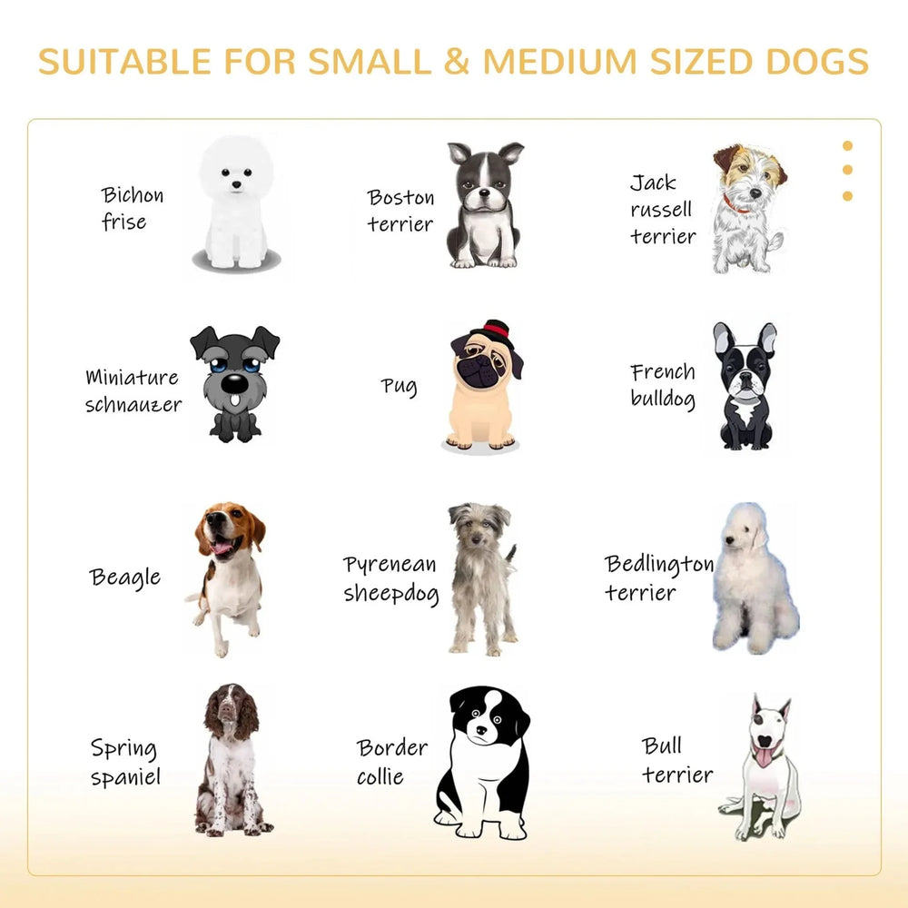 Dog Crate End Table Wooden Removable Door Panel Foam Cushion Small & Medium Dogs Media 3