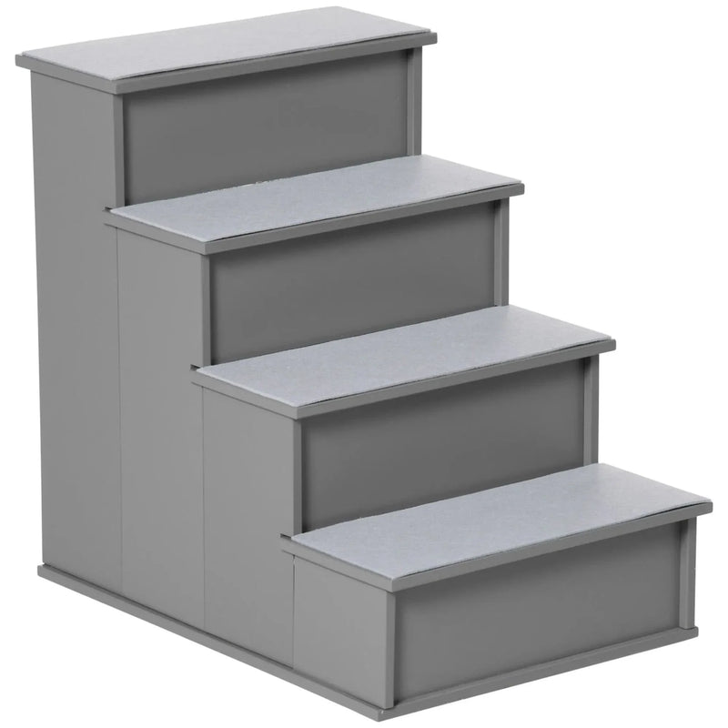 Pet Stairs Cushioned Removable Cover For Small Pets Up To 22 Lbs Capacity