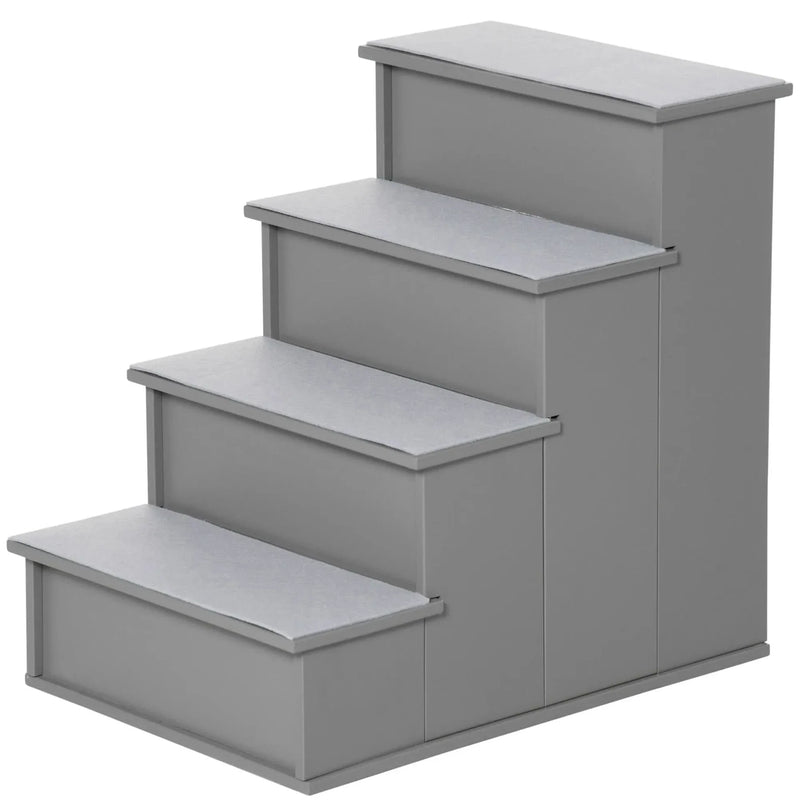 Pet Stairs Cushioned Removable Cover For Small Pets Up To 22 Lbs Capacity