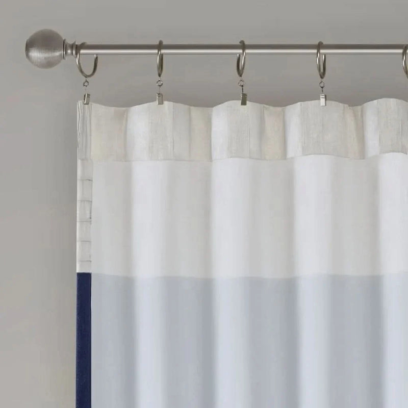 Curtain Panel Cotton Pintuck Window Curtain For Living Room Decor