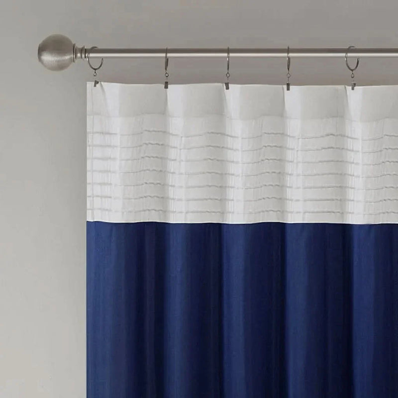 Curtain Panel Cotton Pintuck Window Curtain For Living Room Decor