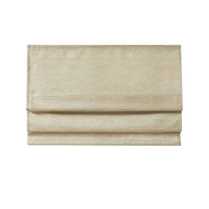 Room Darkening Cordless Roman Shade Polyester Faux Silk Texture Modern