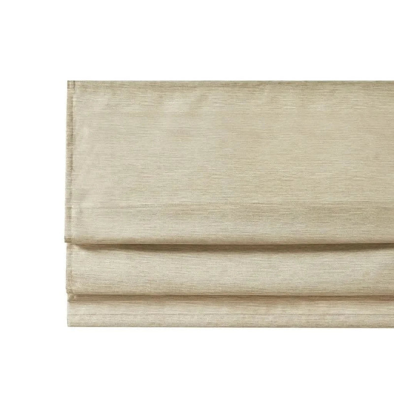 Room Darkening Cordless Roman Shade Polyester Faux Silk Texture Modern
