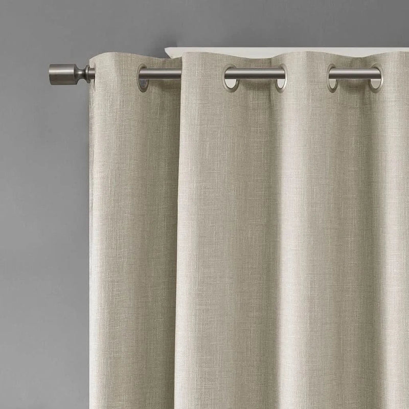 Blackout Window Panel Polyester Room Darkening 100 Inch Wide 84 Inch Long