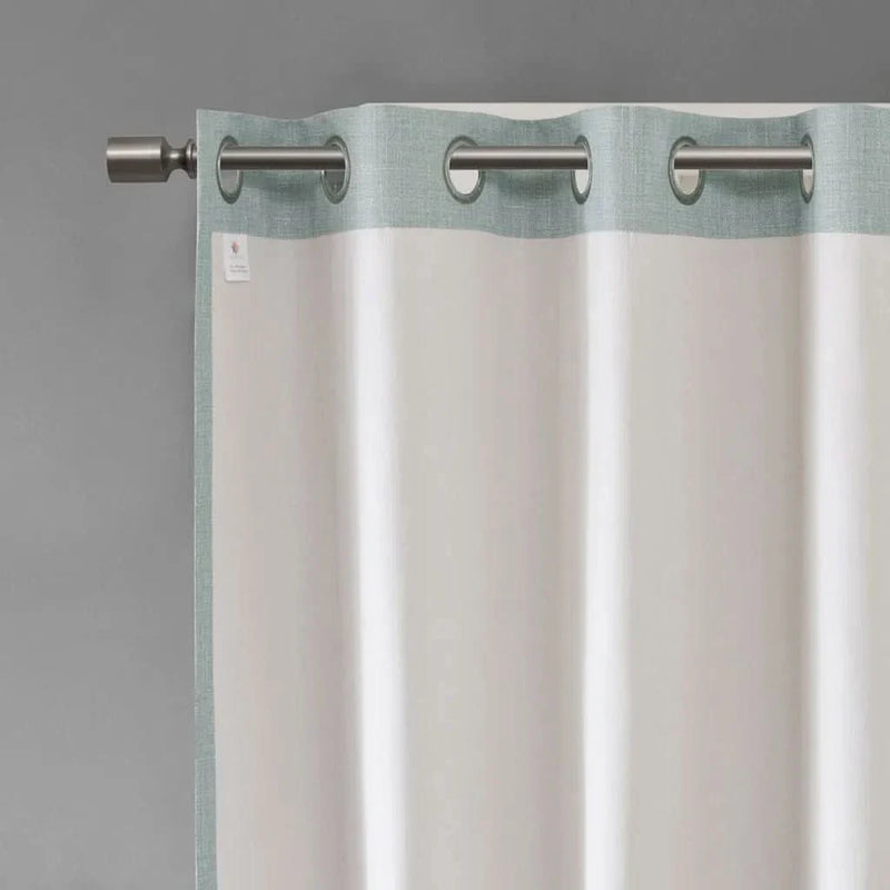 Blackout Window Panel Polyester Heathered Print Patio Curtain Panel
