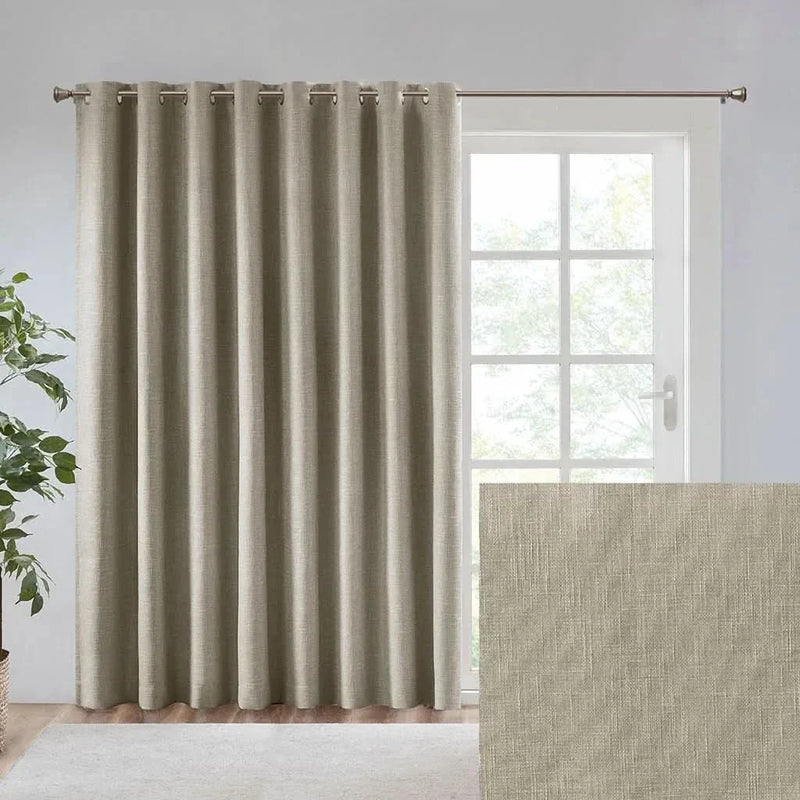 Blackout Window Panel Polyester Room Darkening 100 Inch Wide 84 Inch Long