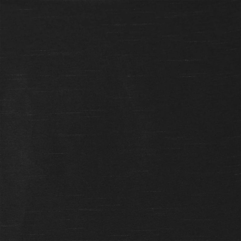 Window Curtain Panel Twist Tab Lined Polyester 50x108 Black Room-Darkening