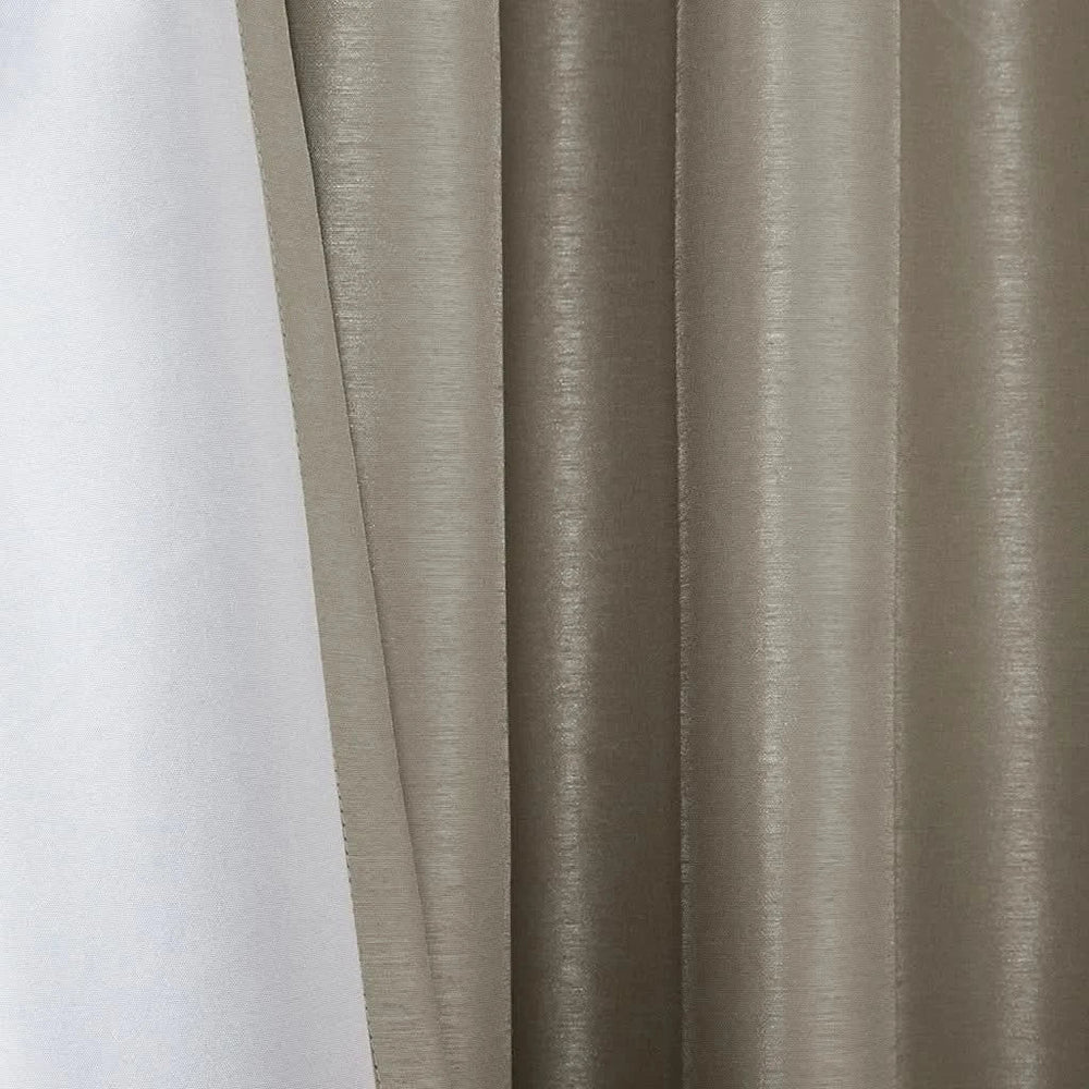 Blackout Window Curtain Polyester Twist Tab Top Pewter 50x95 Light Blocking Media 8