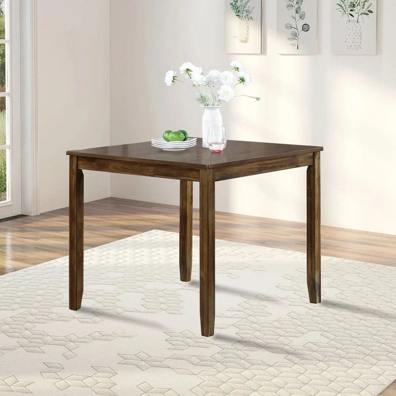 Acacia Wood Dining Table Walnut Space Saving For Small Spaces 4 Person