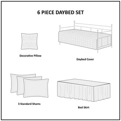 Reversible Scalloped Edge Quilt Set perspective
