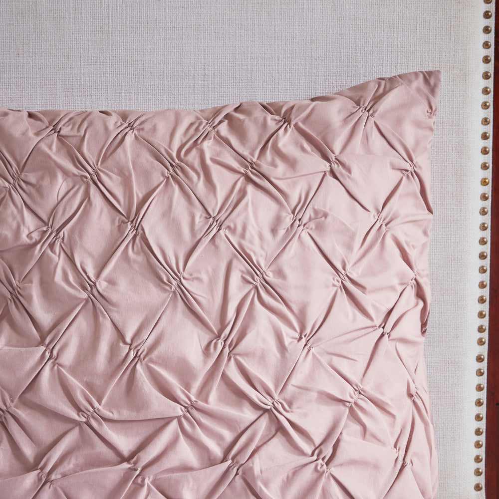8 Piece Cotton Printed Comforter Set Blush Cal King Media 8