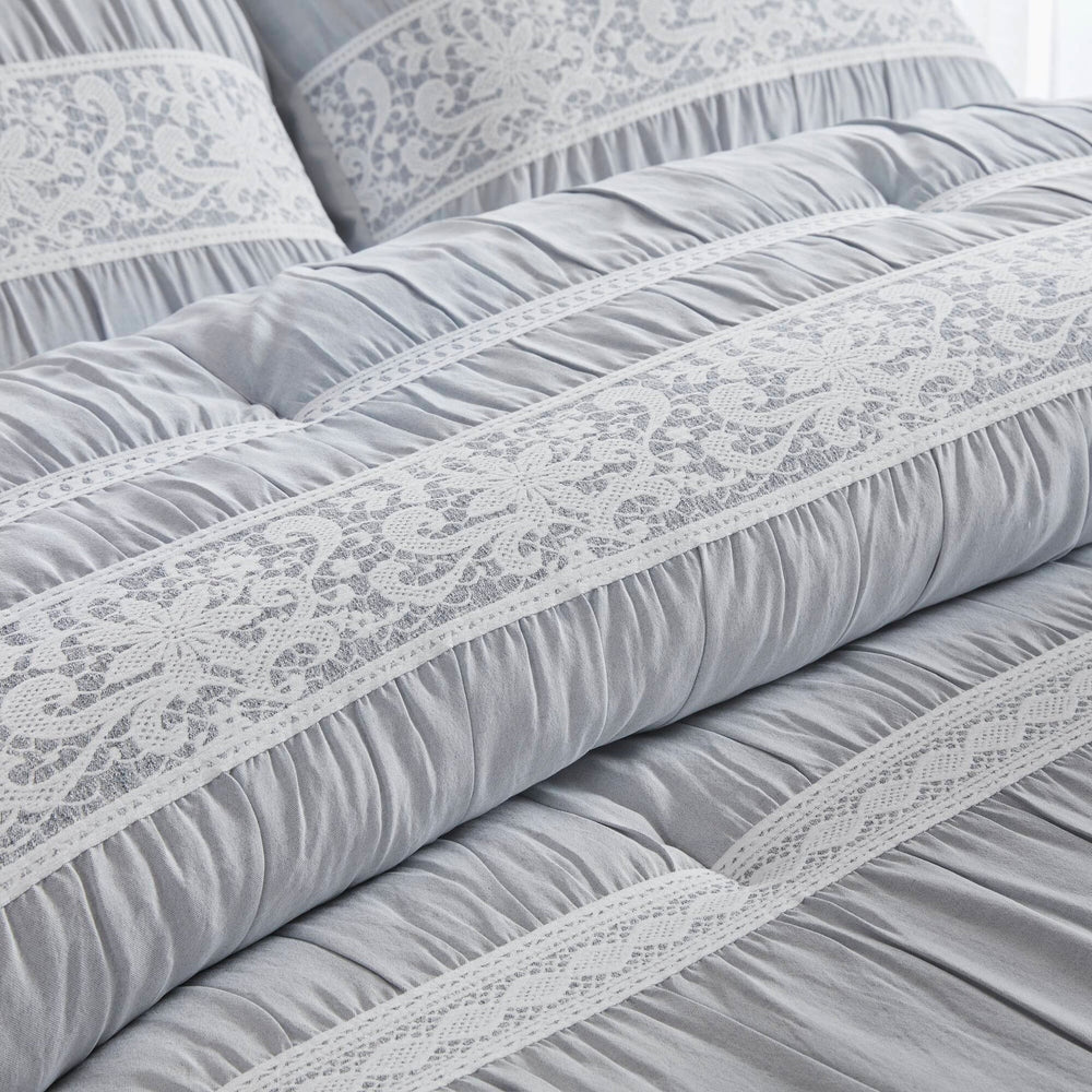7- Piece Queen Jacquard Comforter Set Media 9
