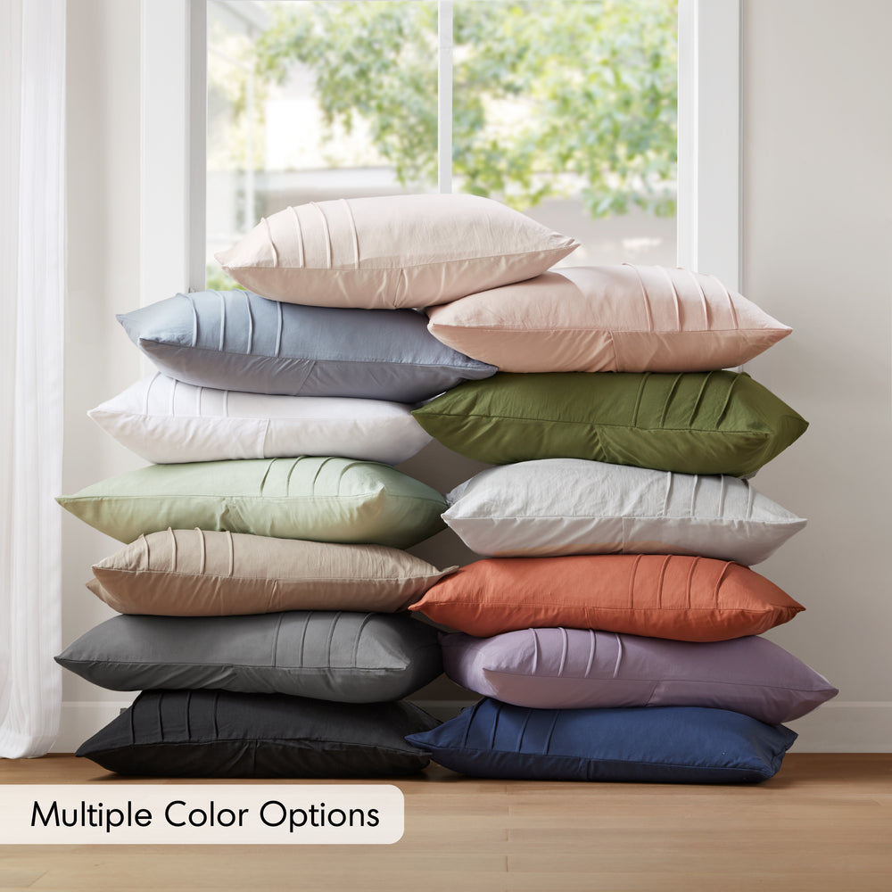 3-Piece Cal King Soft Washed Pleated Comforter Set Media 15