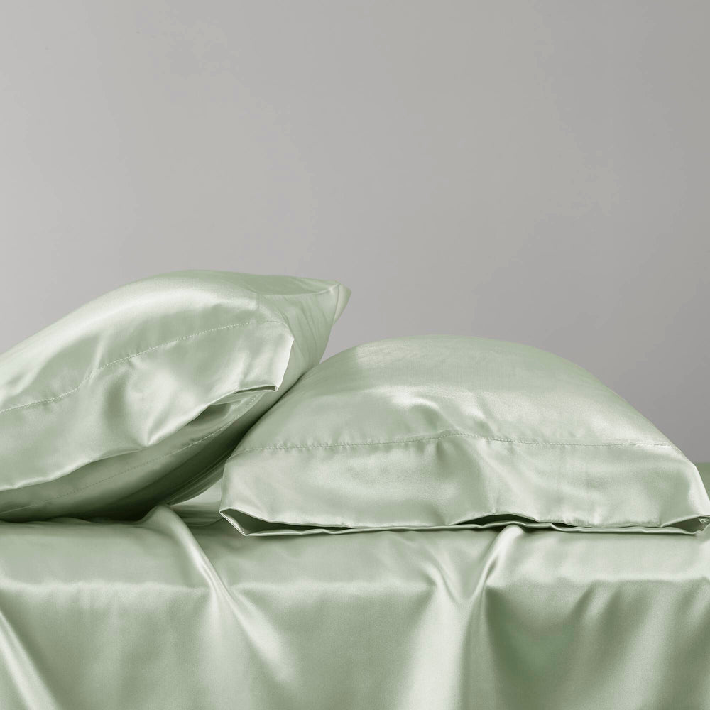 6 PCS Queen Luxury Sheet Set Sage Media 6