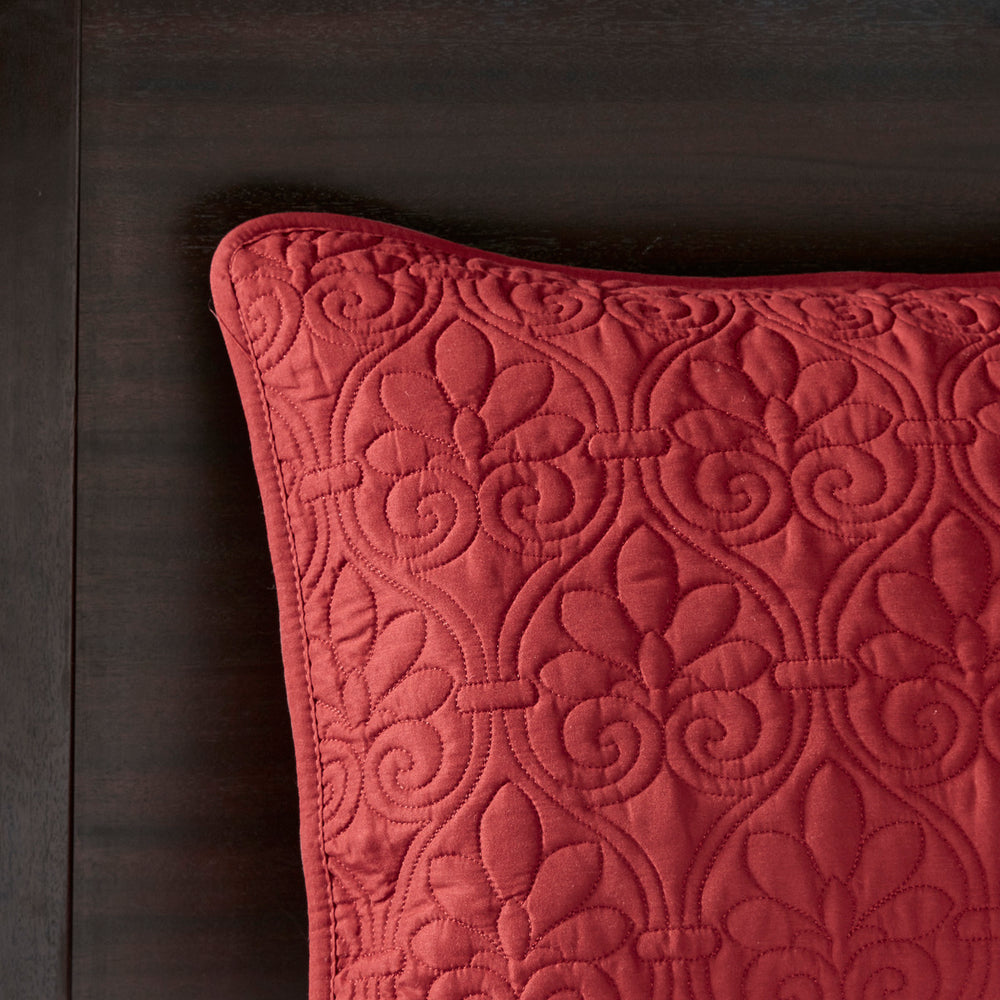 Reversible Bedspread Set Red King Media 2