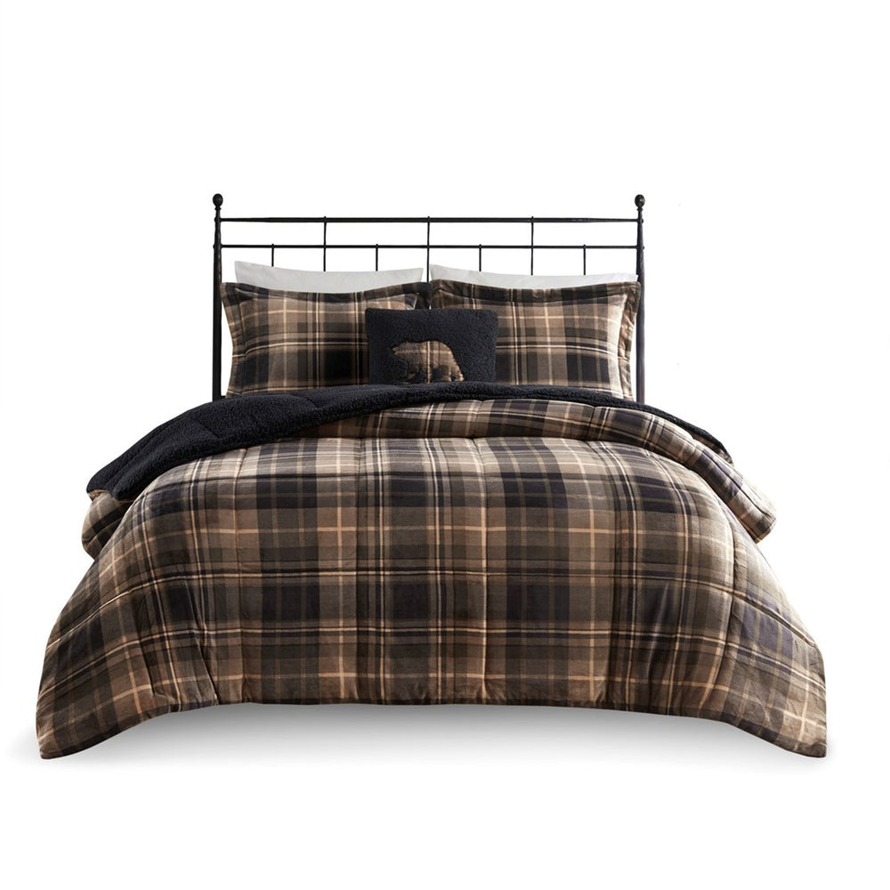 King Plush to Sherpa Down Alternative Comforter Set Media 7