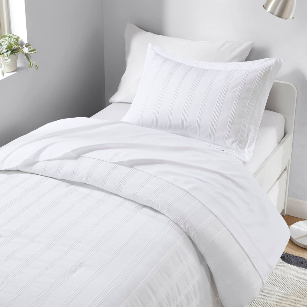 5-Piece Twin/Twin XL Woven Striped Comforter Set Media 10