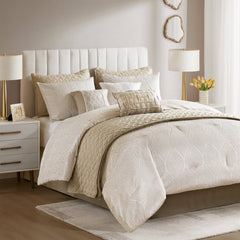 10- Piece Jacquard Comforter Set perspective