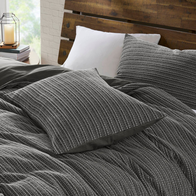 3PCS Waffle Washed Duvet Set