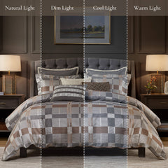 Jacquard Oversized Duvet Style Comforter Set perspective