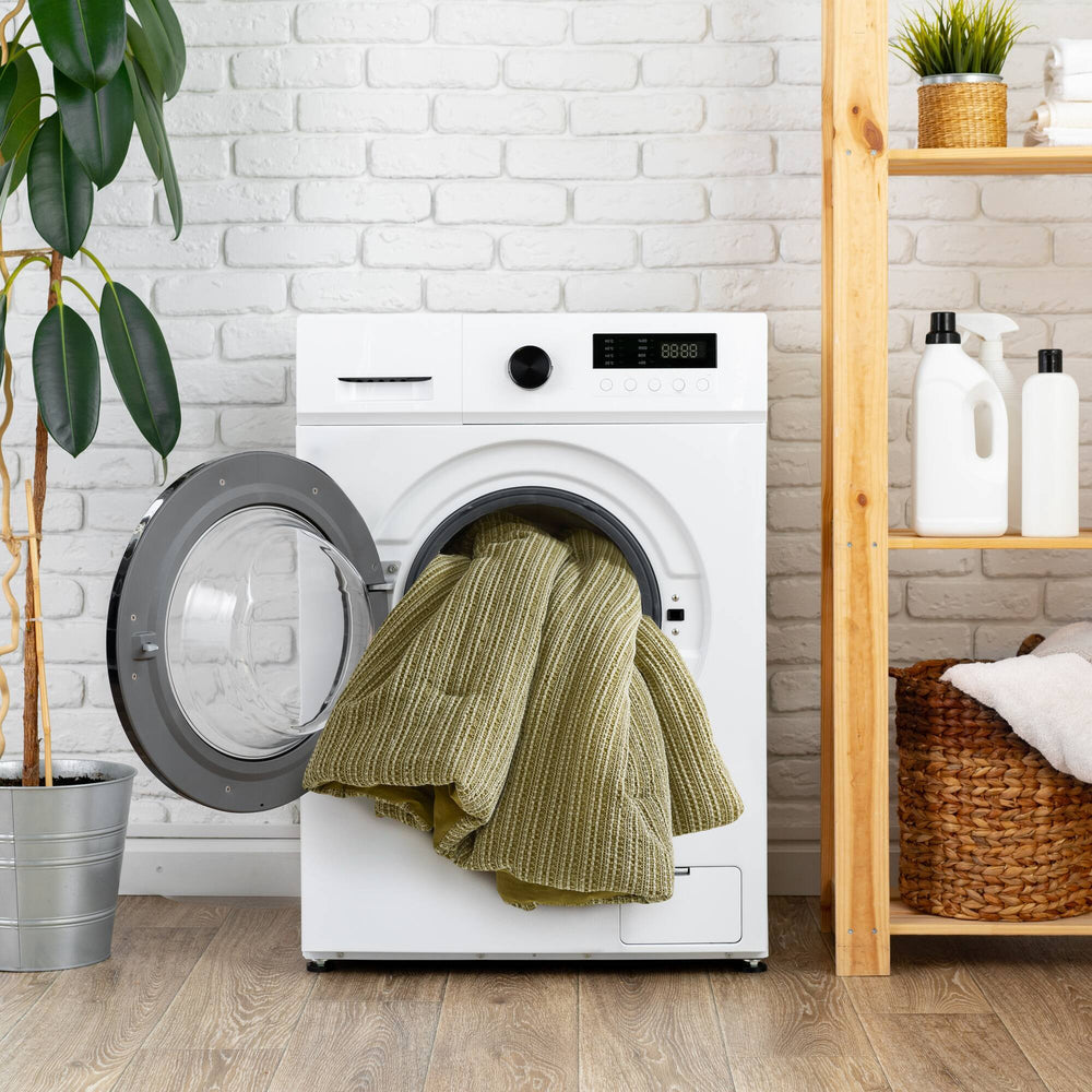 3PCS King/Cal King Waffle Washed Comforter Set Media 12