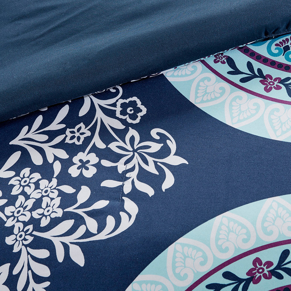 Queen Boho Comforter Set with Bed Sheets Media 5