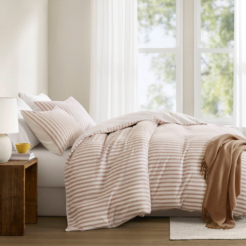 3 PCS Queen Duvet Set Terracotta Media 21