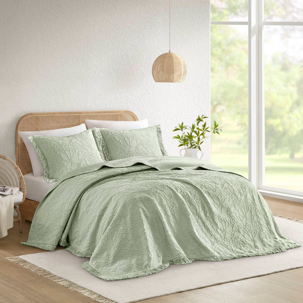 3PCS Queen Bedspread Set Media 18