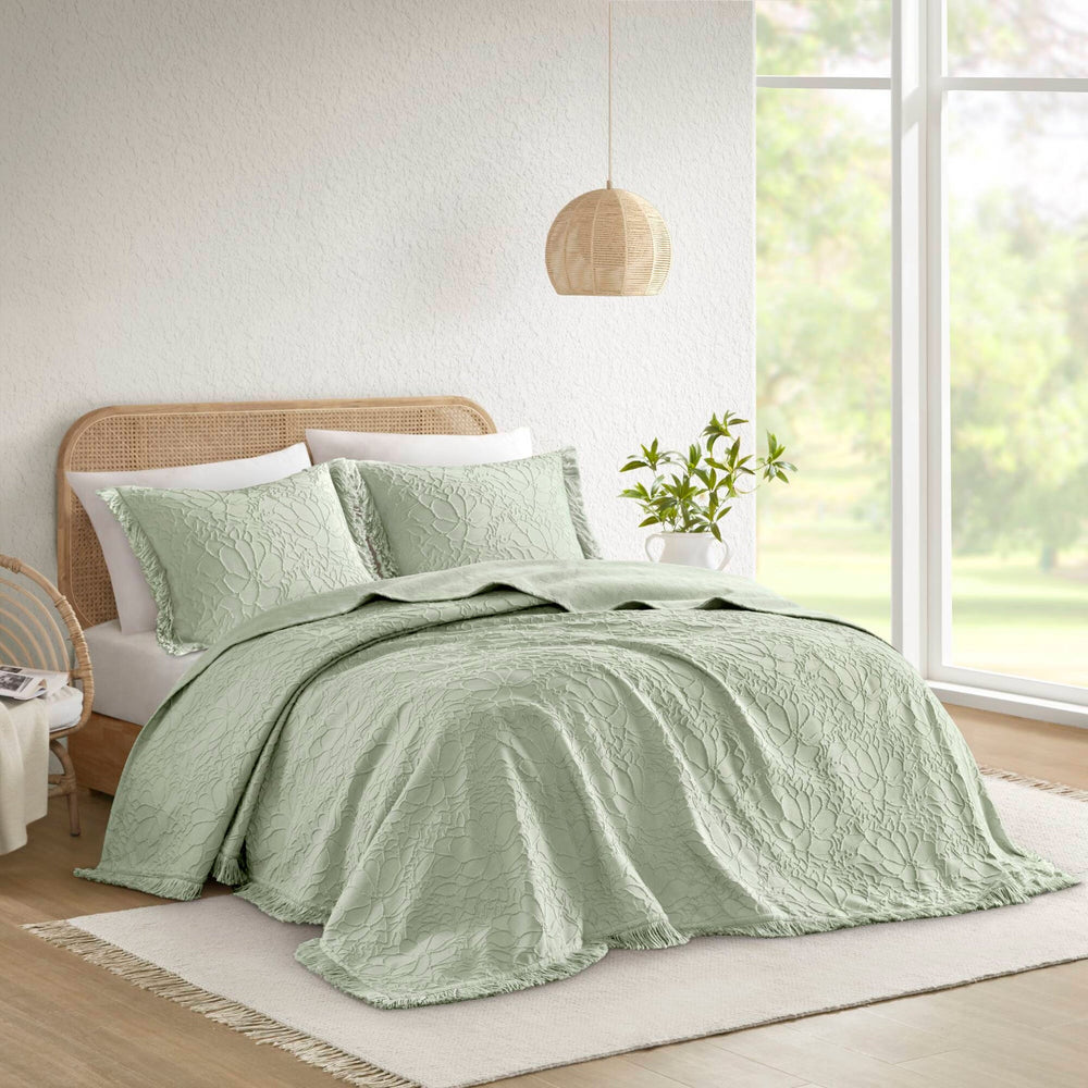 3PCS Queen Bedspread Set Media 18