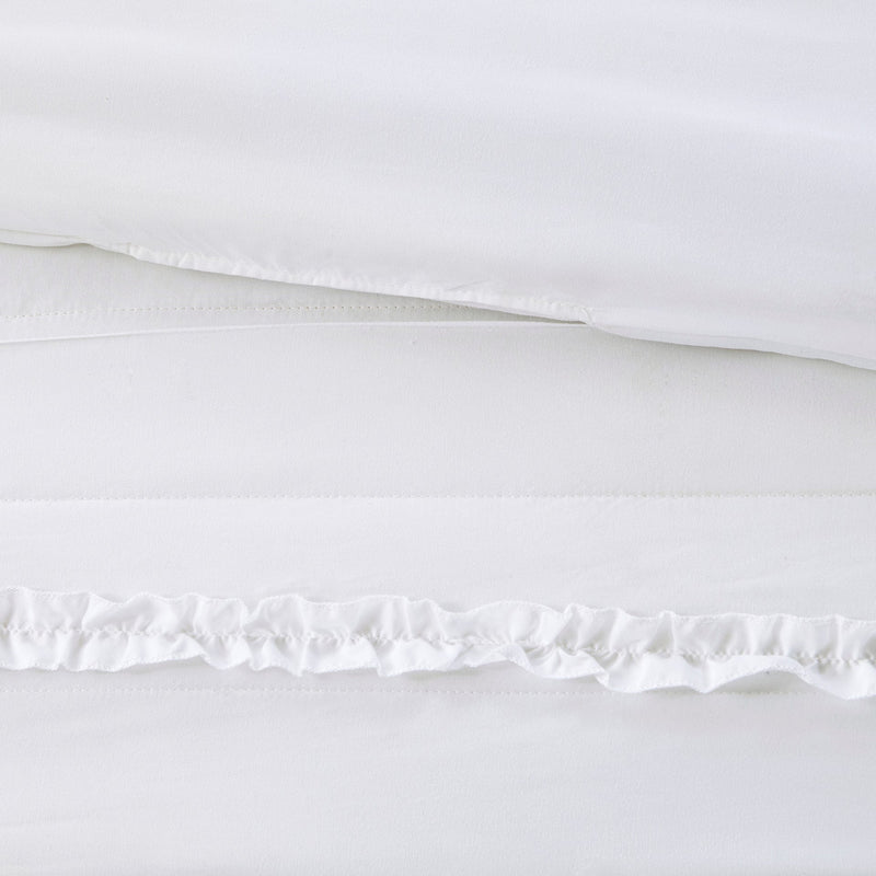 Full/Queen 4 Piece Microfiber 2-in-1 Duvet Set