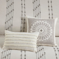3 Piece Cotton Jacquard Duvet Cover Set perspective