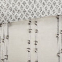3 Piece Cotton Jacquard Duvet Cover Set perspective