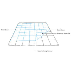 All Season 2 in 1 Down Alternative Comforter perspective