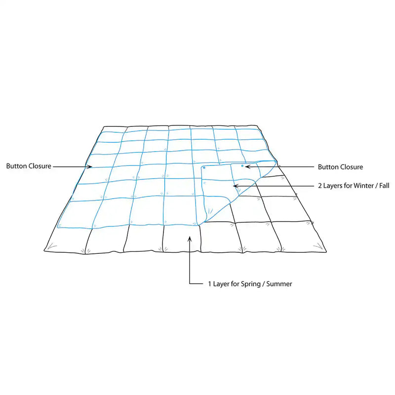 All Season 2 in 1 Down Alternative Comforter