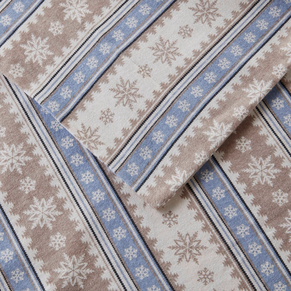4 PCS Full Sheet Set Blue Snowflake Media 9