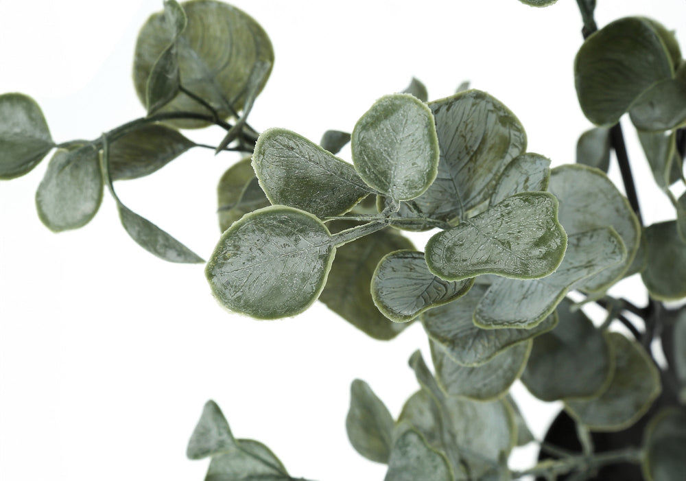 Artificial Plant, 35' Tall, Eucalyptus Tree, Indoor, Faux, Fake, Floor, Greenery, Potted, Decorative, Green Leaves, Black Pot Media 4
