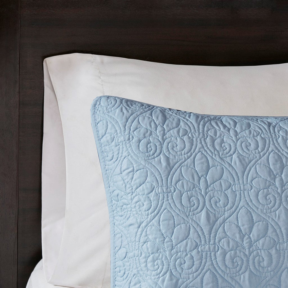 Reversible Quilt Set Blue Full/Queen Media 2