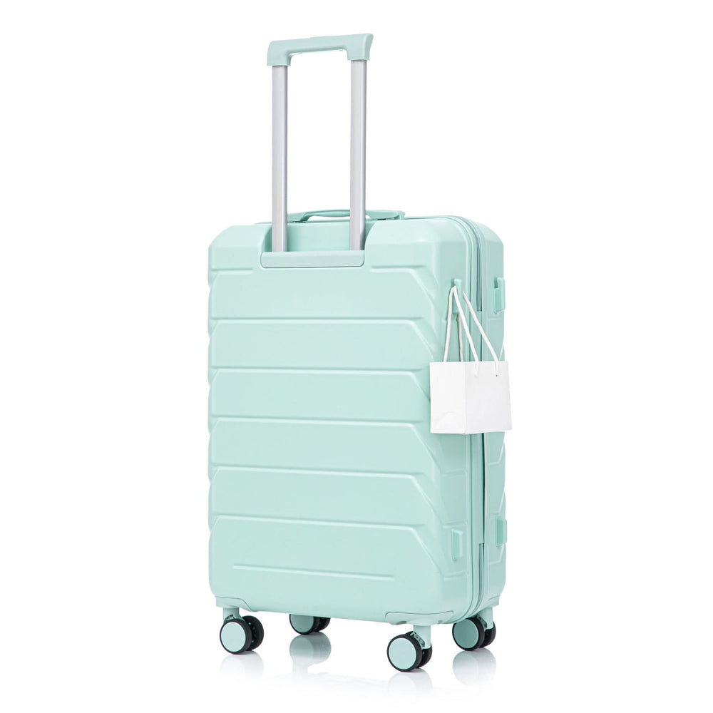 ABS Spinner Luggage Mint Green Durable 3 Piece Set & Combination Lock Media 23