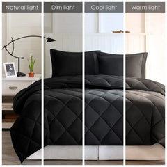 3M Scotchgard Diamond Quilting Reversible Down Alternative Comforter Set perspective