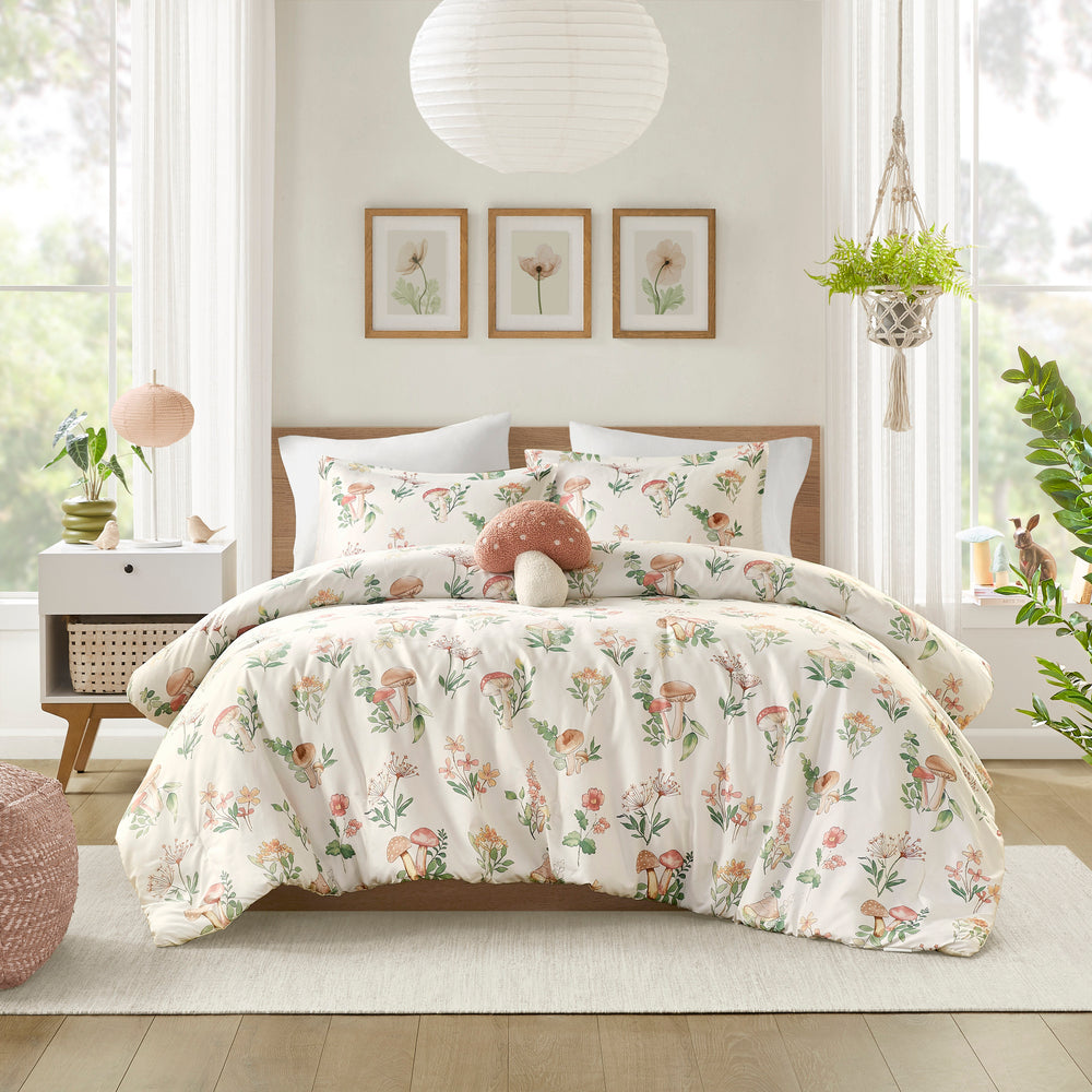 Mushroom Garden Comforter Set Twin/Twin XL Media 13
