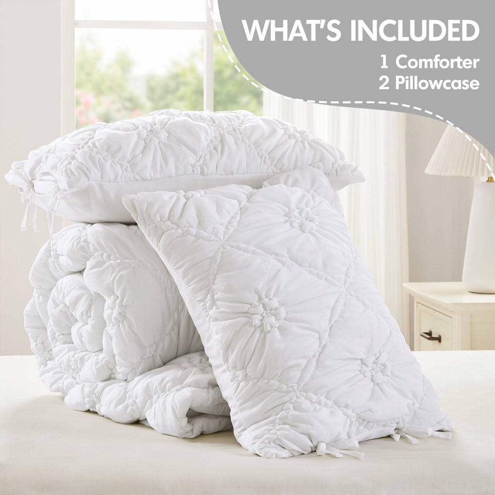 3PCS Full/Queen Comforter Set Media 11