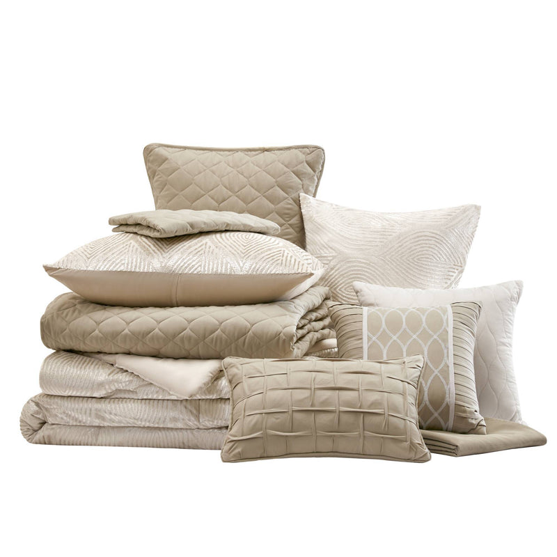 10- Piece Jacquard Comforter Set