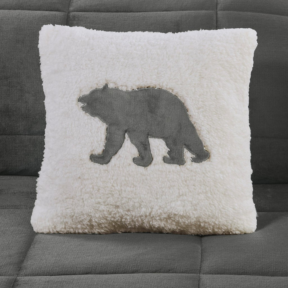 Full/Queen Plush to Sherpa Down Alternative Comforter Set Media 9