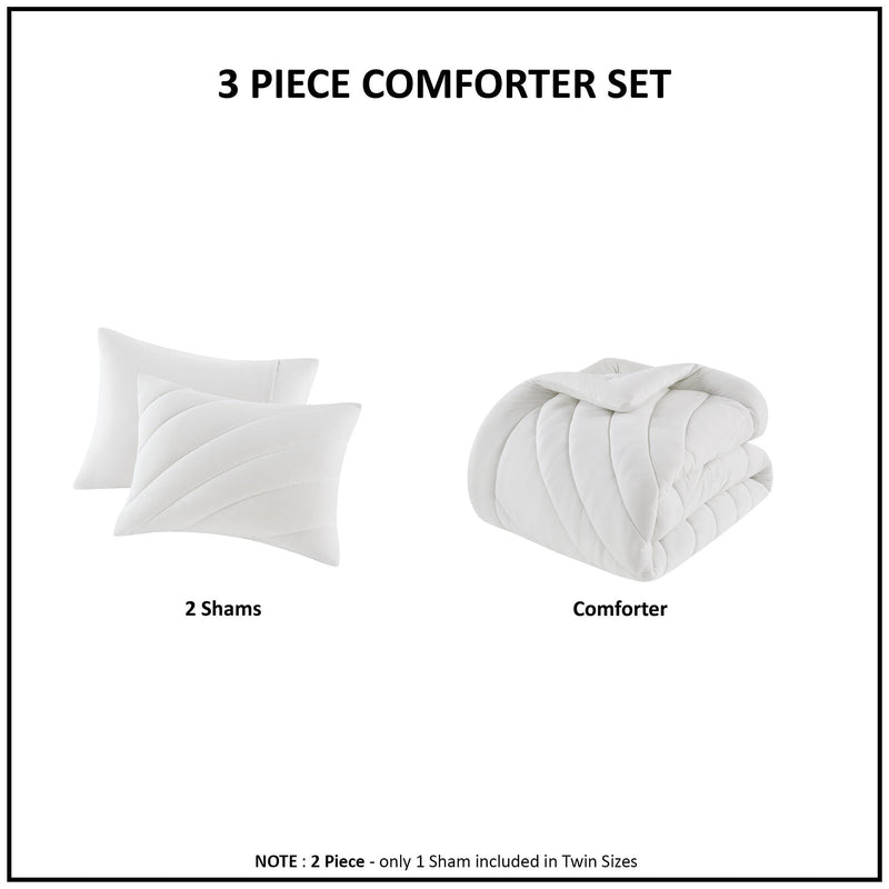 Poly Jersey Puffy Comforter Set