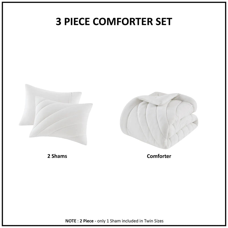 Poly Jersey Puffy Comforter Set