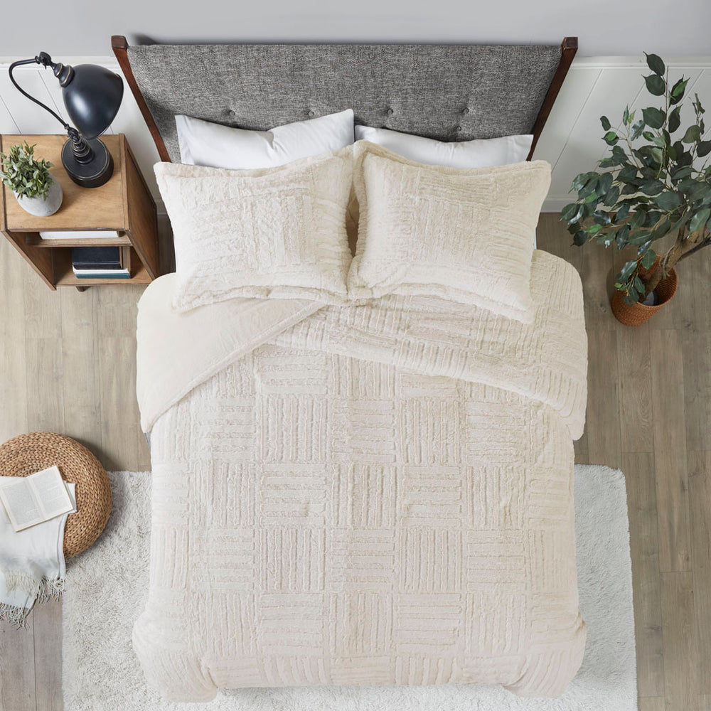 Twin Fur Down Alternative Comforter Mini Set Media 5