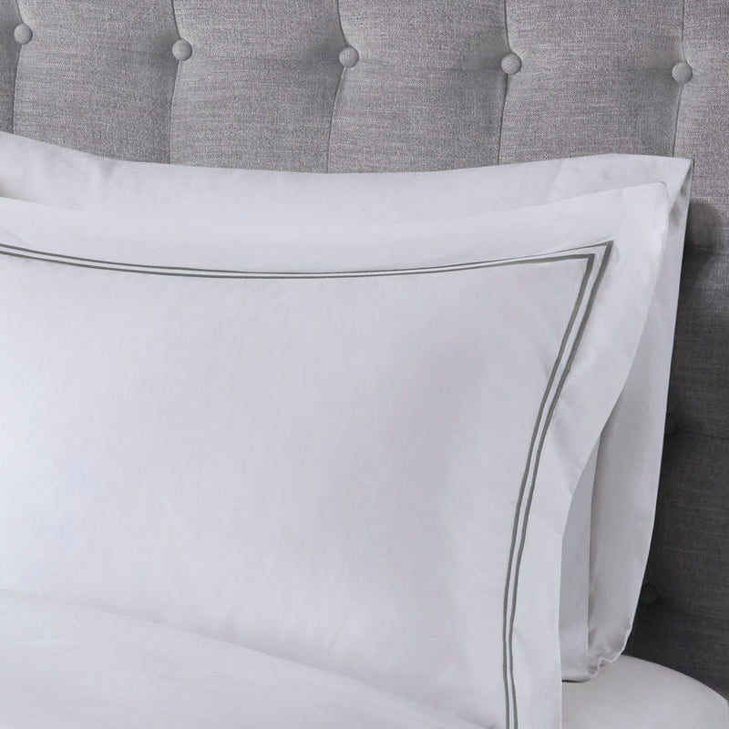 Full/Queen 100% Cotton Sateen Embroidered Comforter Set
