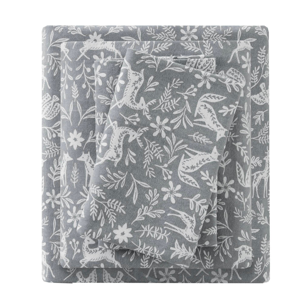 4 PCS Full Sheet Set Sage Winter Fauna Media 10