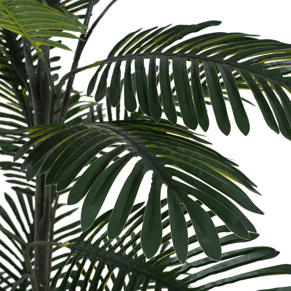 86' Artificial Palm Tree with Black Plastic Pot Media 9